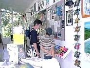 Shopping at the Bathouse.