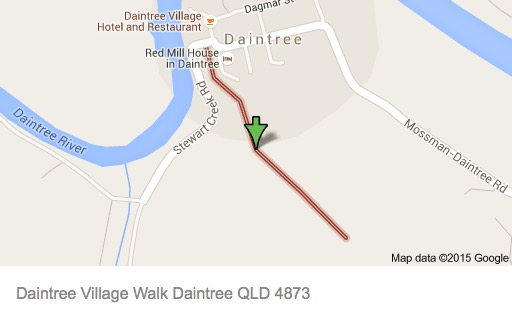 Google map of Daintree Village Walk