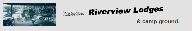 Daintree River Lodge banner.